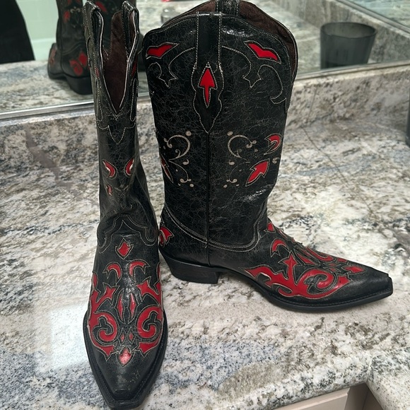 Pecos Bills Cowboy boots size 71/2 - Picture 2 of 6